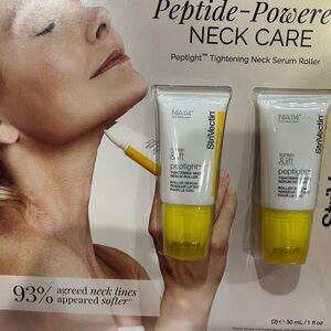 StriVectin Peptight™ Tightening Neck Serum Roller 1 oz x 2 = 2 oz new sealed !